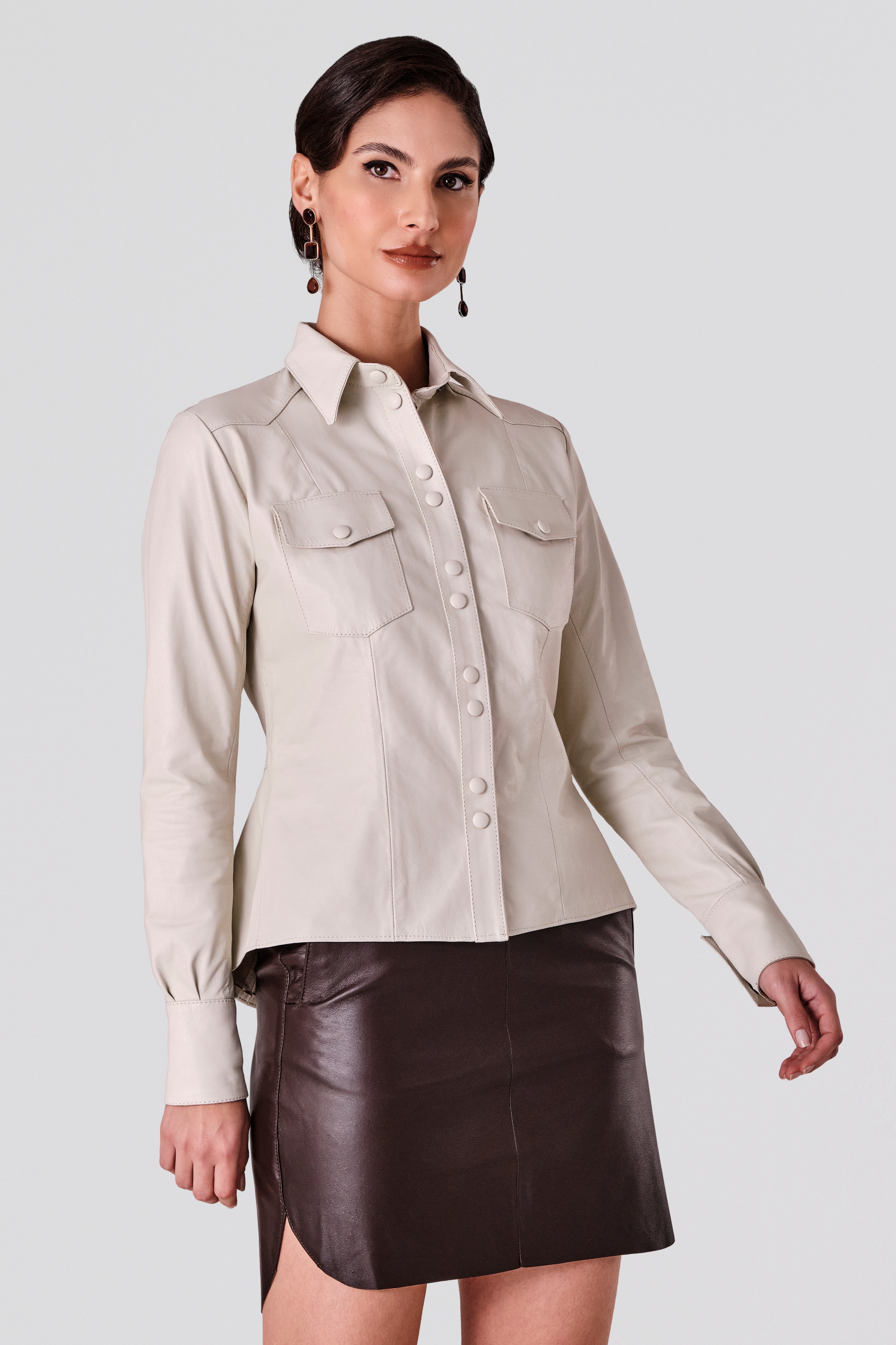Camisa Feminina Alfaiataria Interlaken