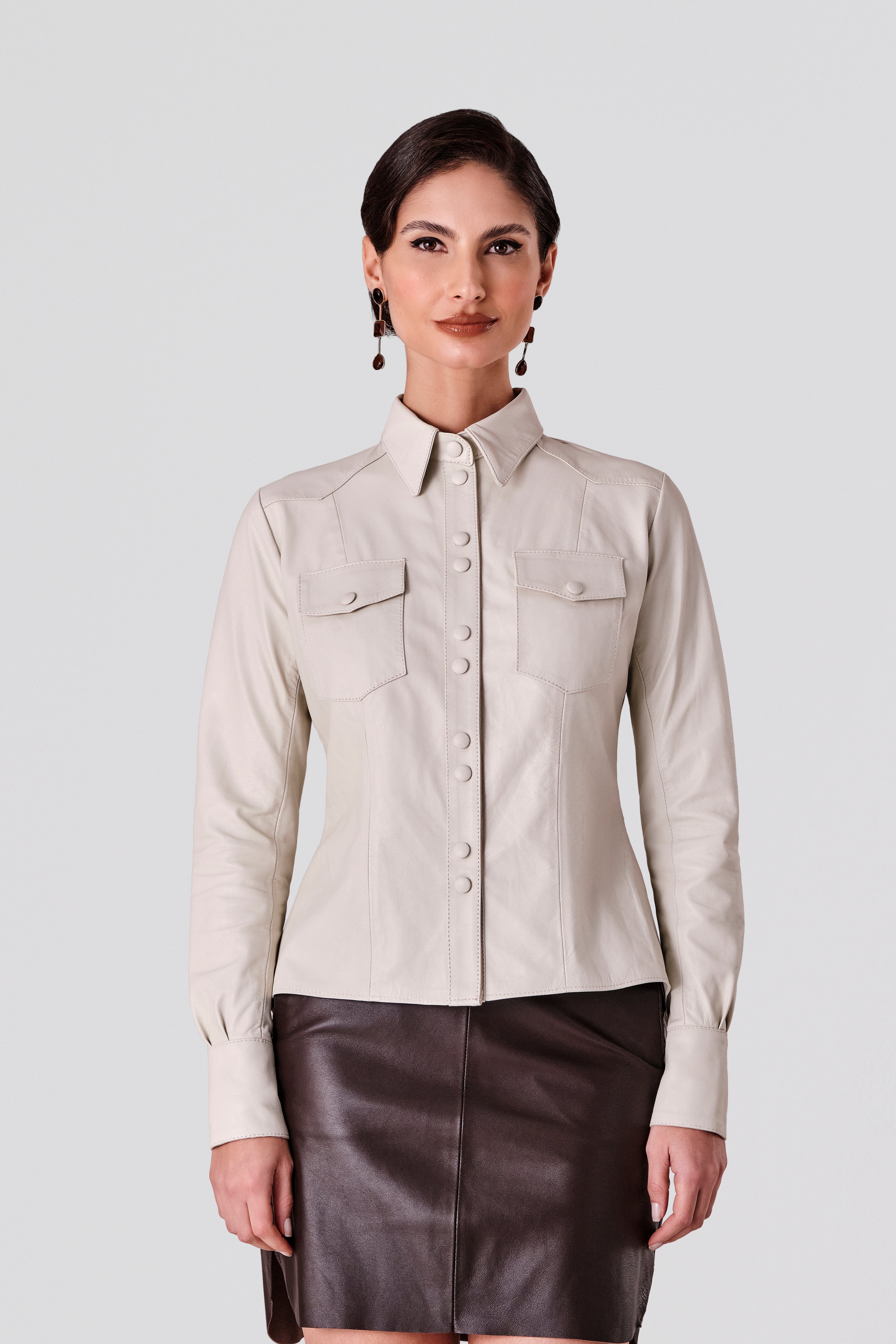 Camisa Feminina Alfaiataria Interlaken