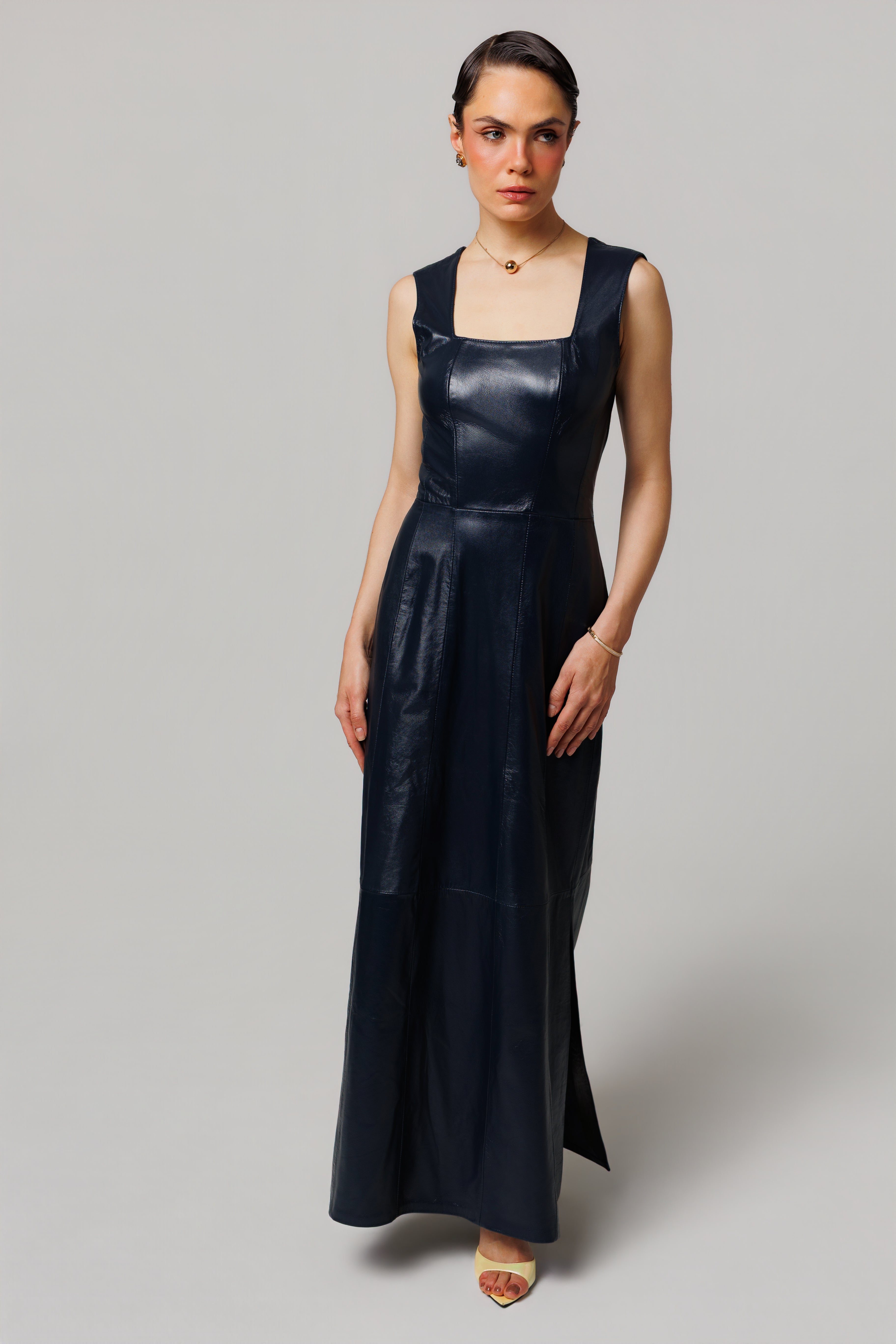 Vestido Longo Minuit Riviera Bardot