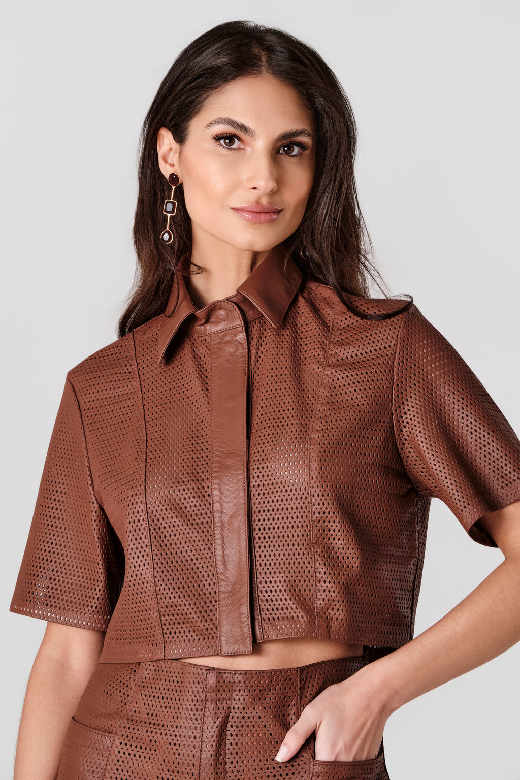Camisa Cropped MYKONO
