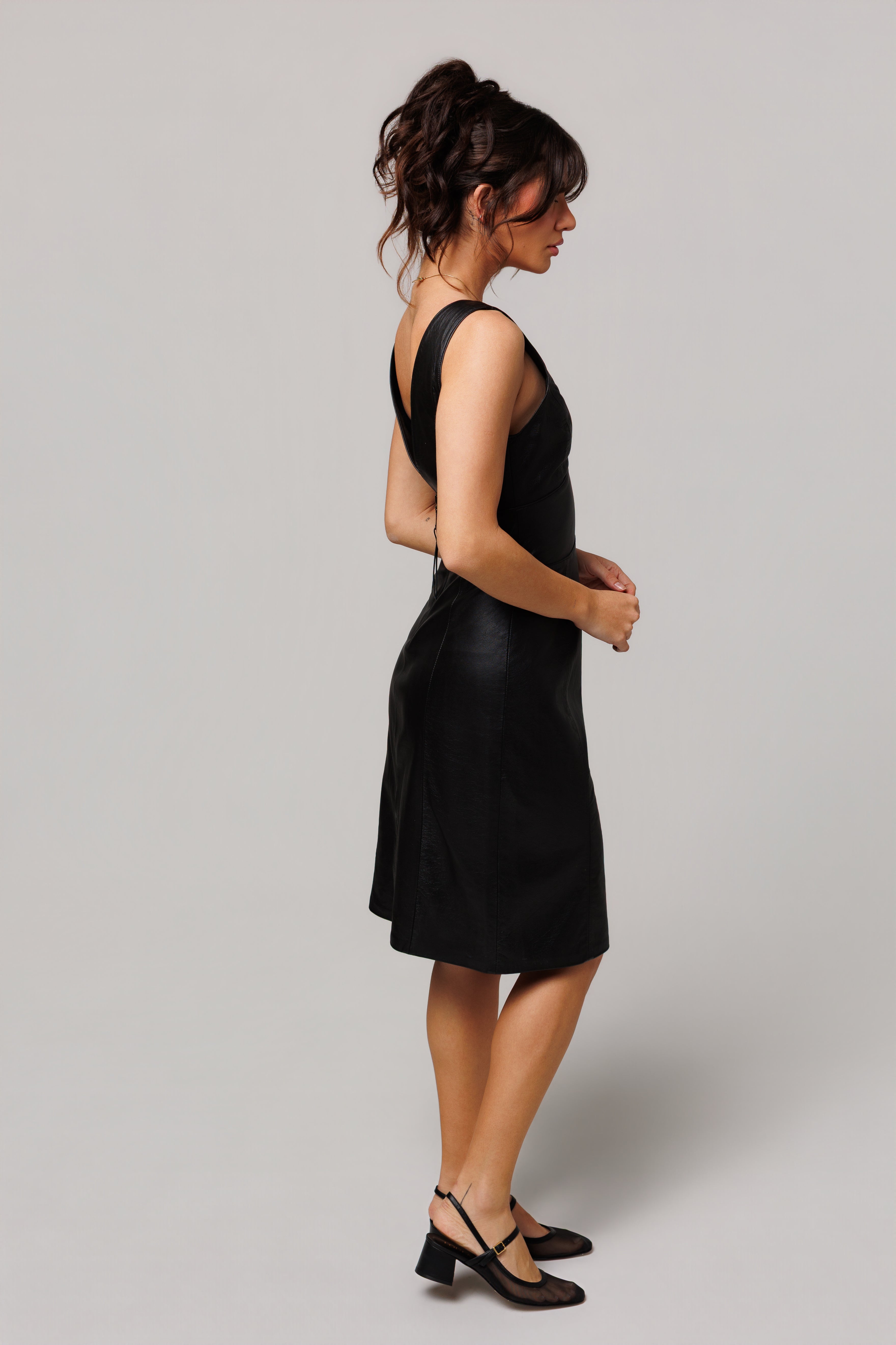Vestido Midi Azur Riviera Bardot