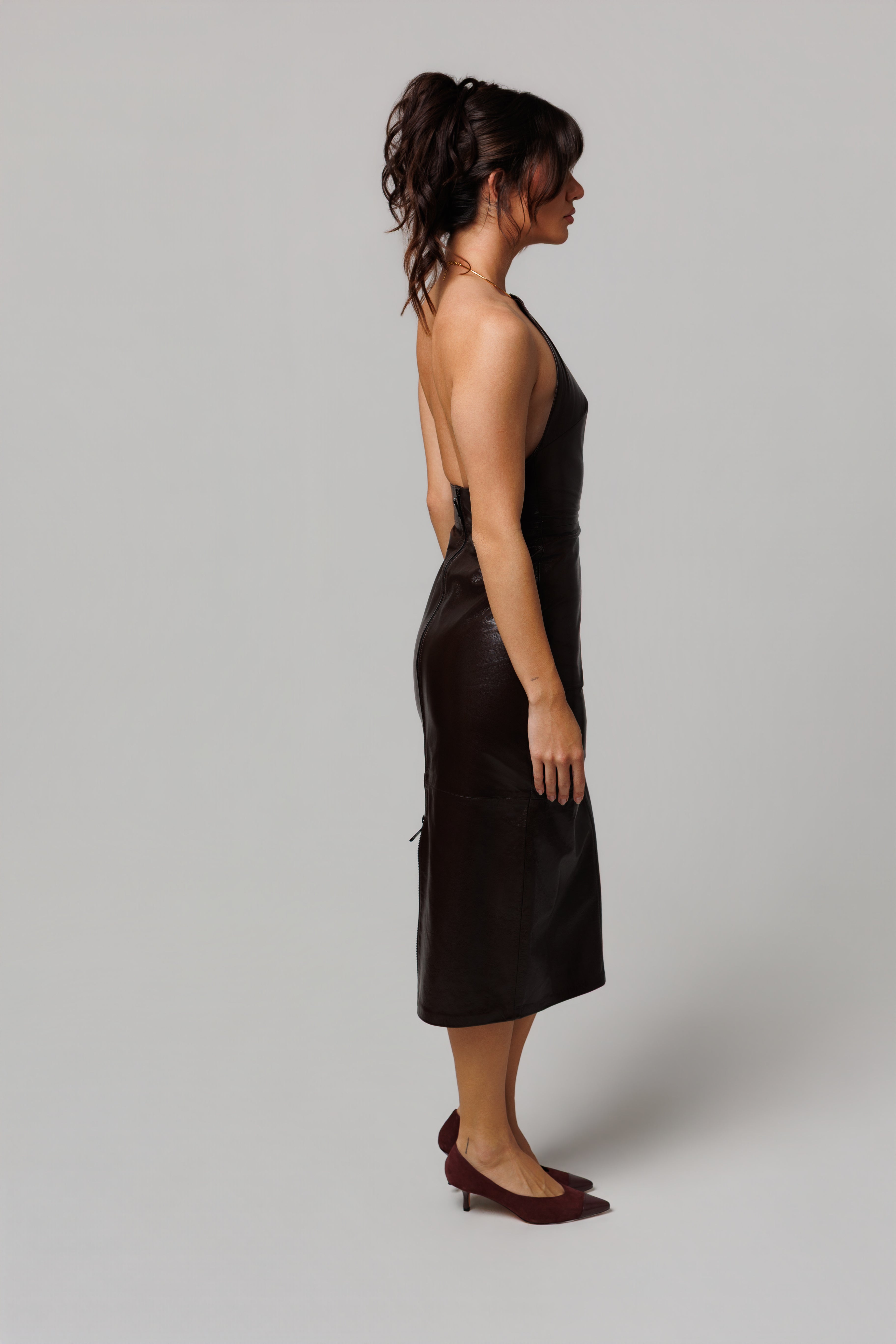 Vestido Halter Porquerolles Riviera Bardot
