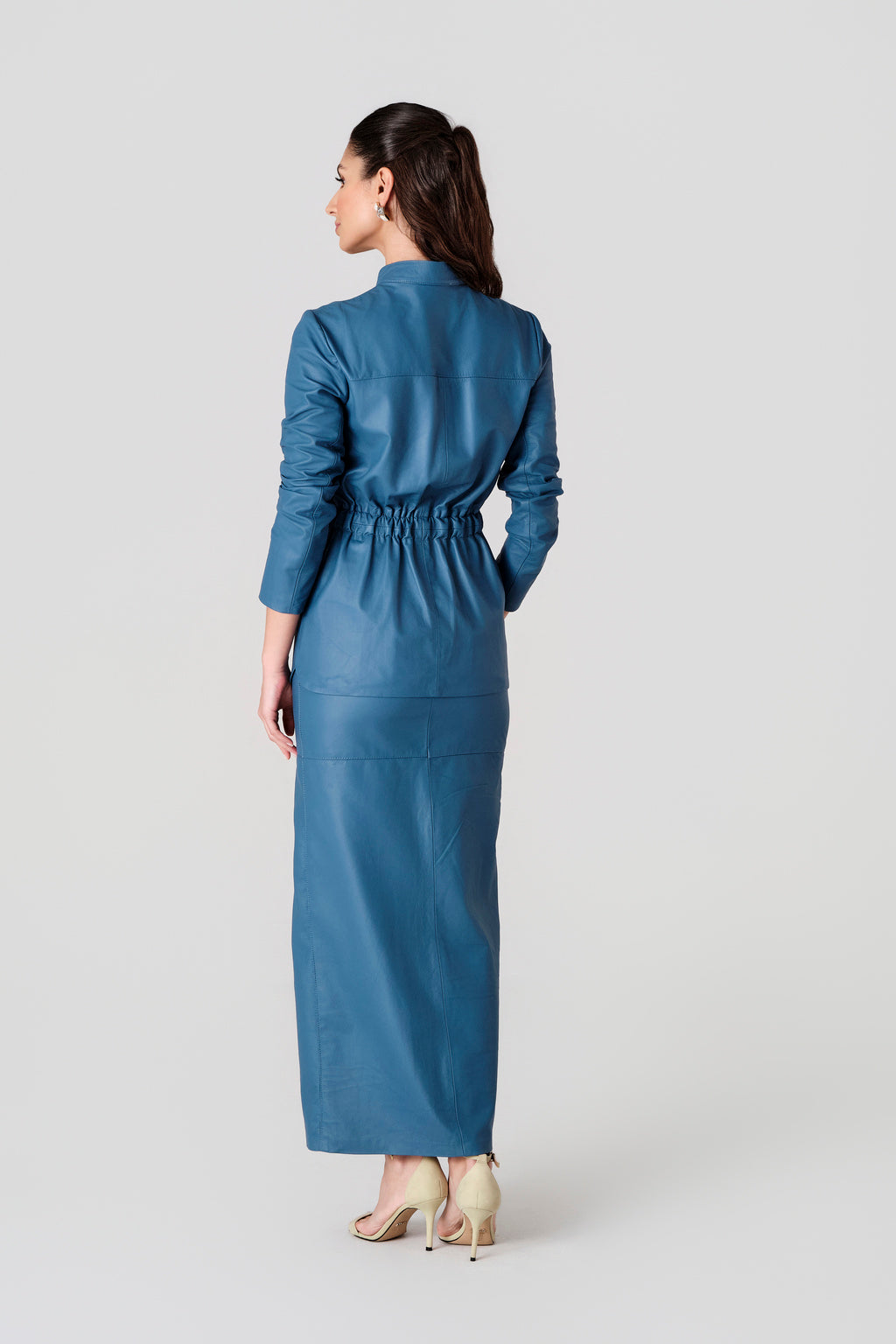 Saia Midi com Fenda na Frente Barolo