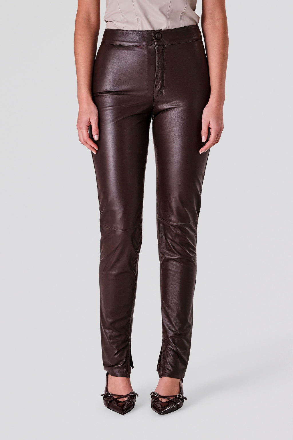 Calça Skinny Cós Alto