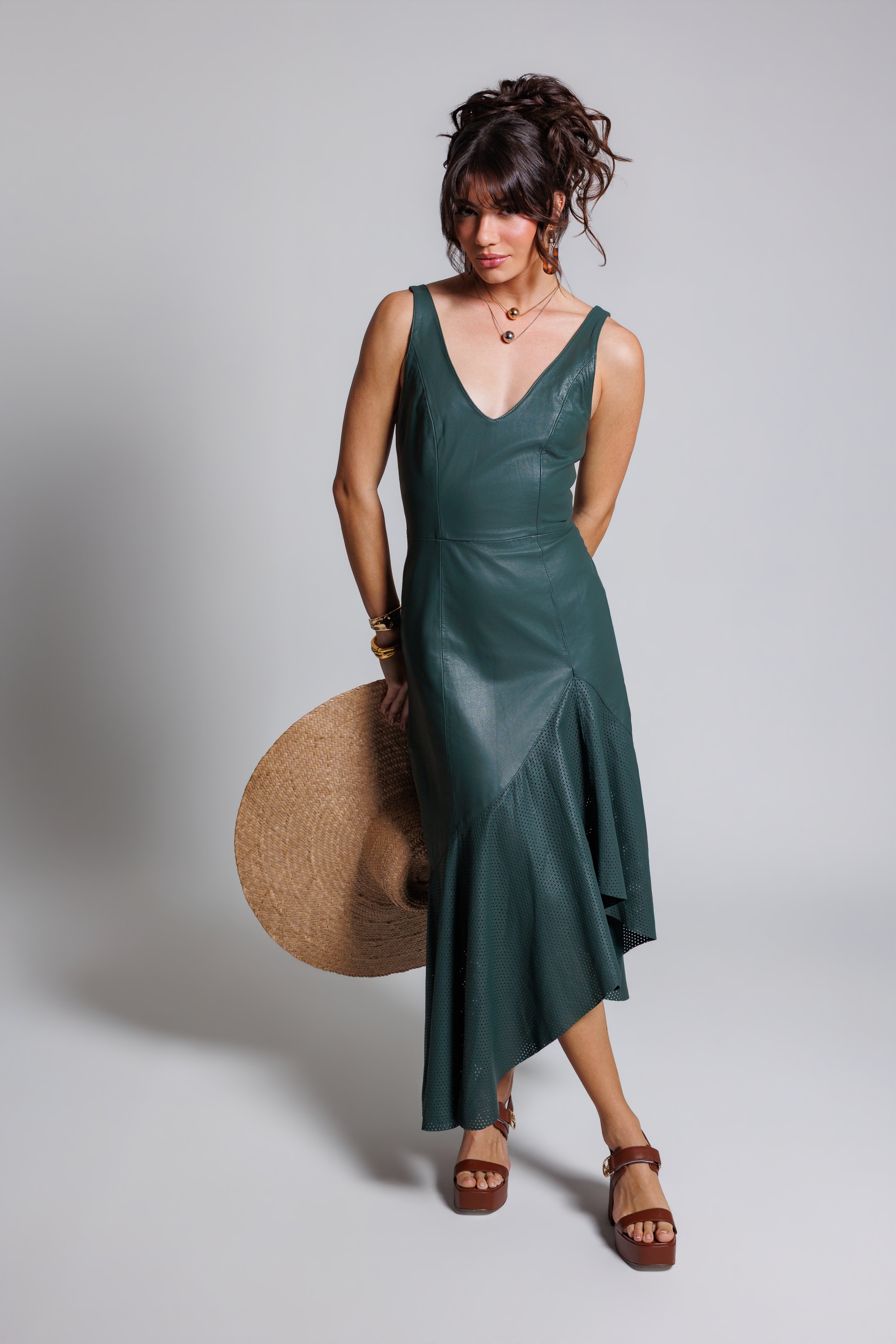 Vestido Assimétrico Èze Riviera Bardot