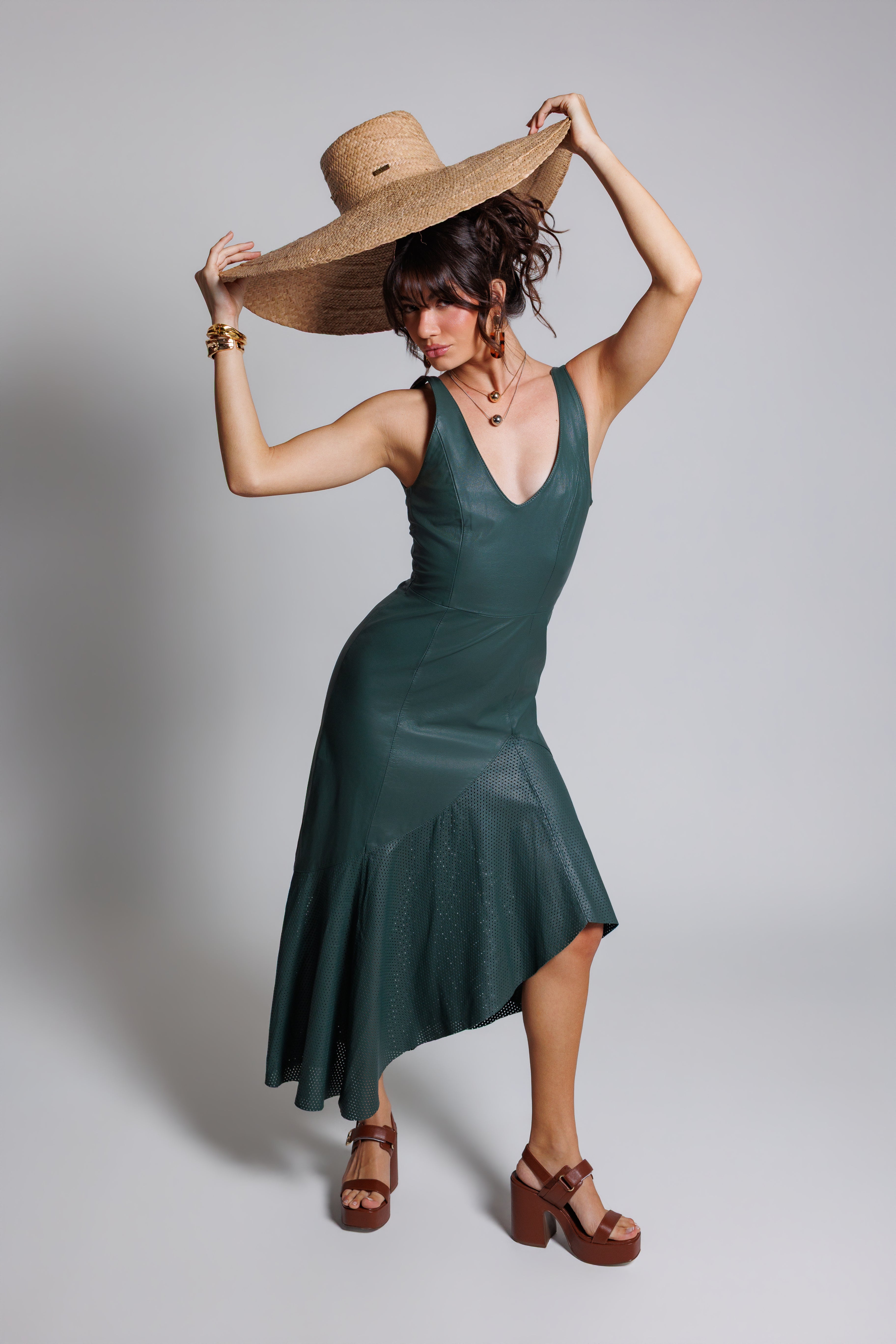 Vestido Assimétrico Èze Riviera Bardot