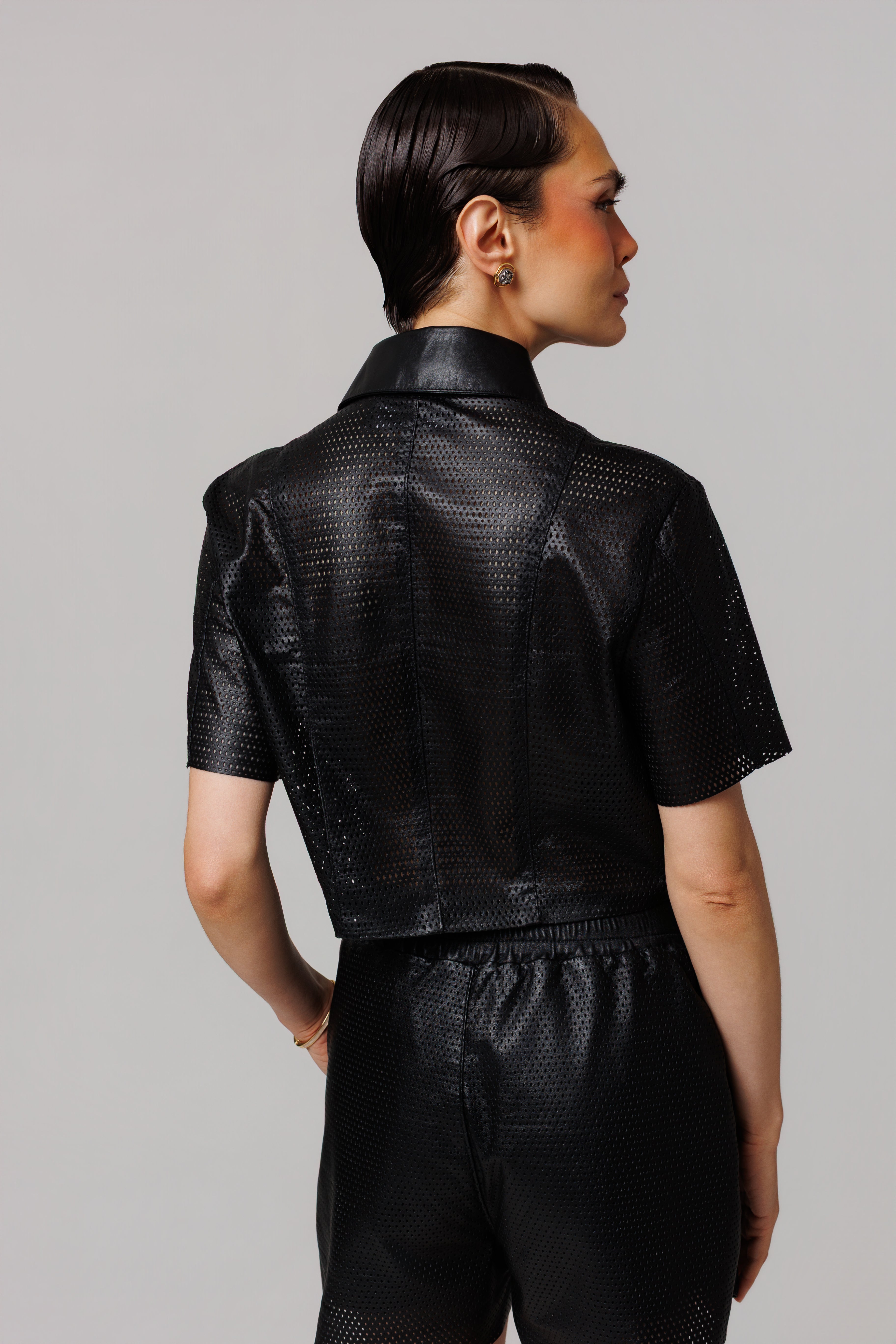 Camisa Cropped Mykonos Riviera Bardot