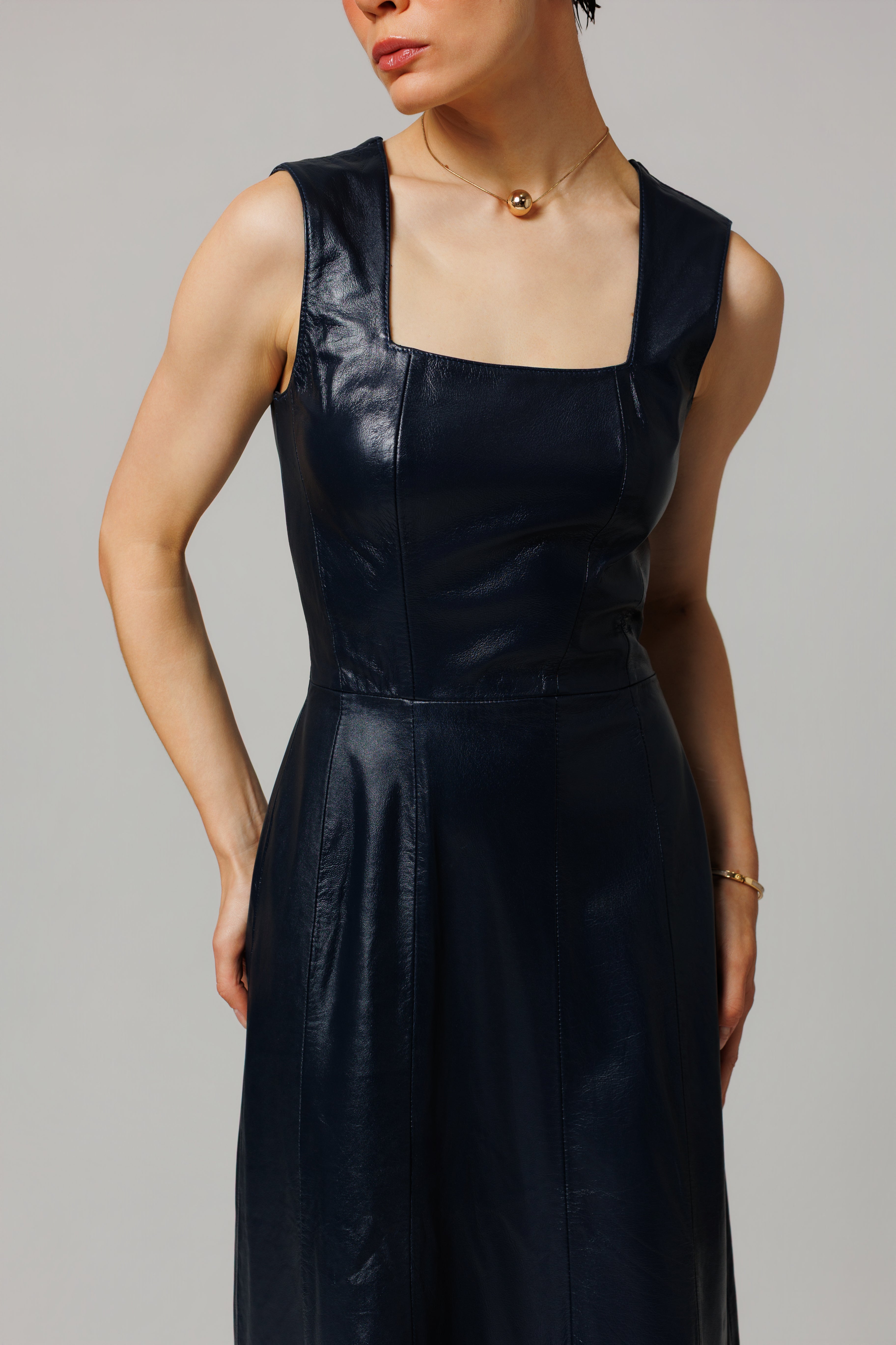 Vestido Longo Minuit Riviera Bardot