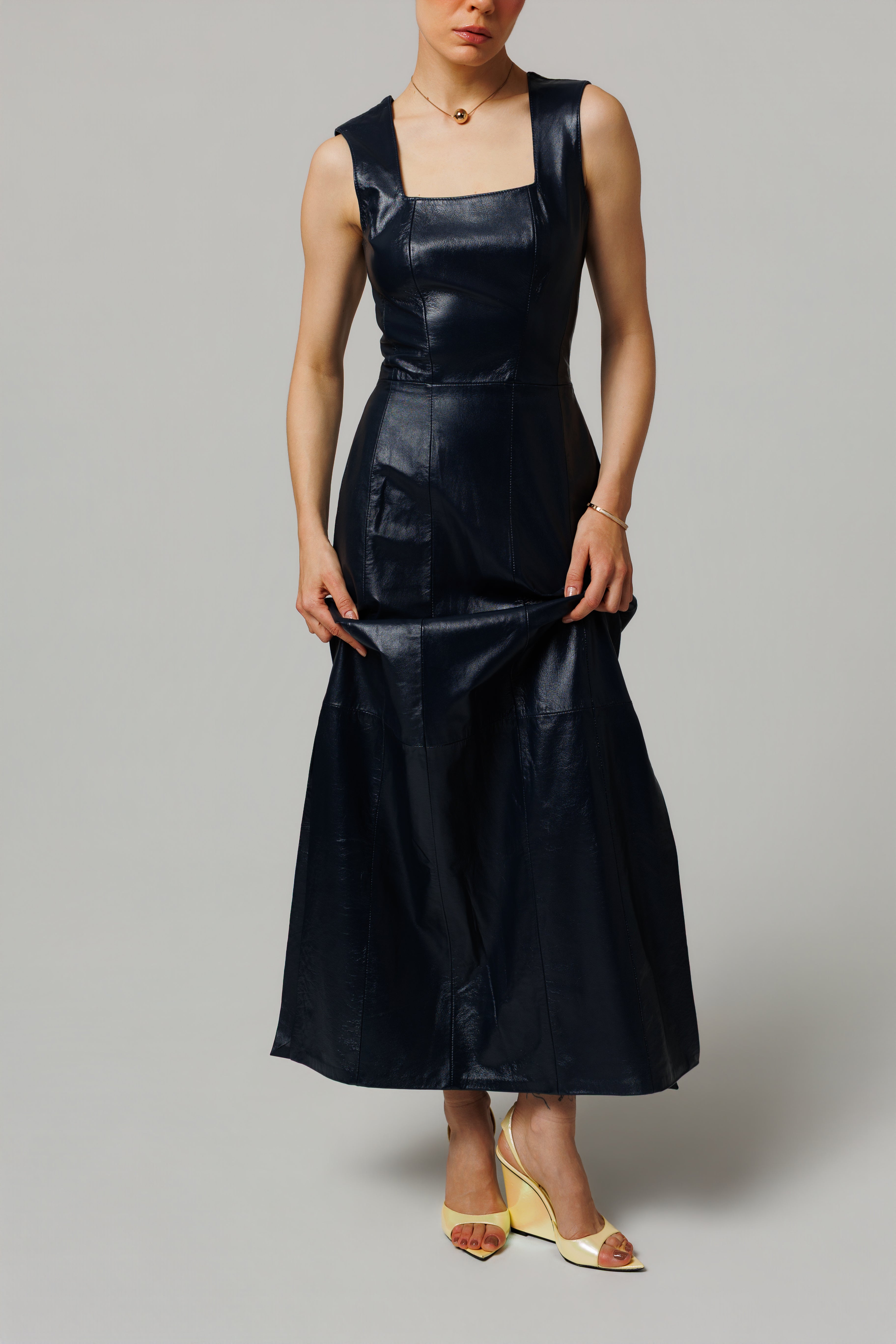 Vestido Longo Minuit Riviera Bardot