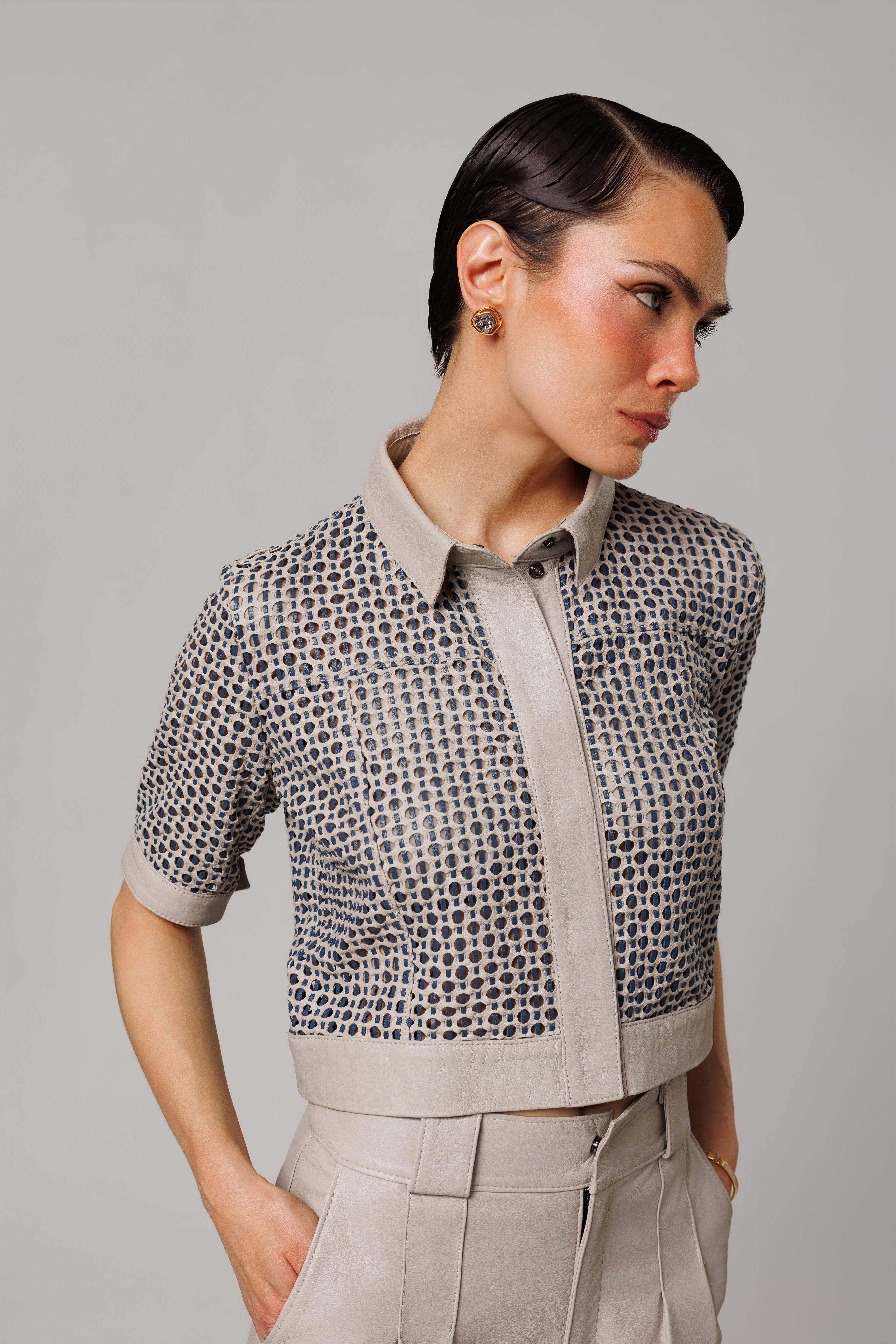 Camisa Laser Riviera Riviera Bardot