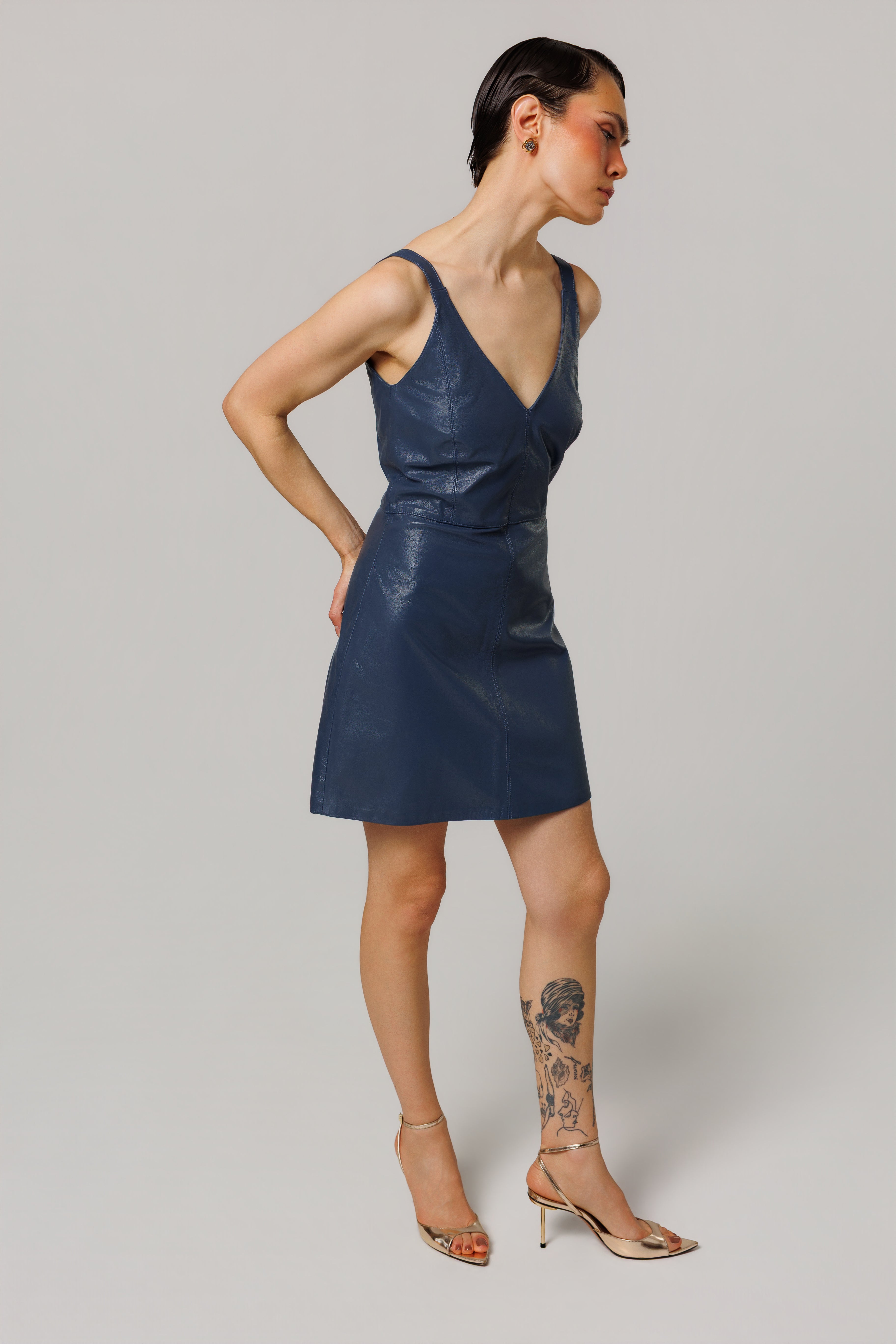 Vestido Mini Tourrettes Riviera Bardot