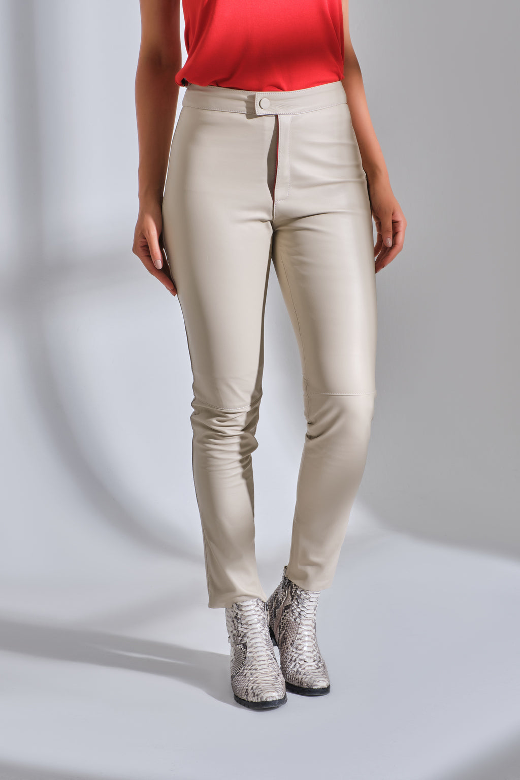 Calça Skinny Cós Alto