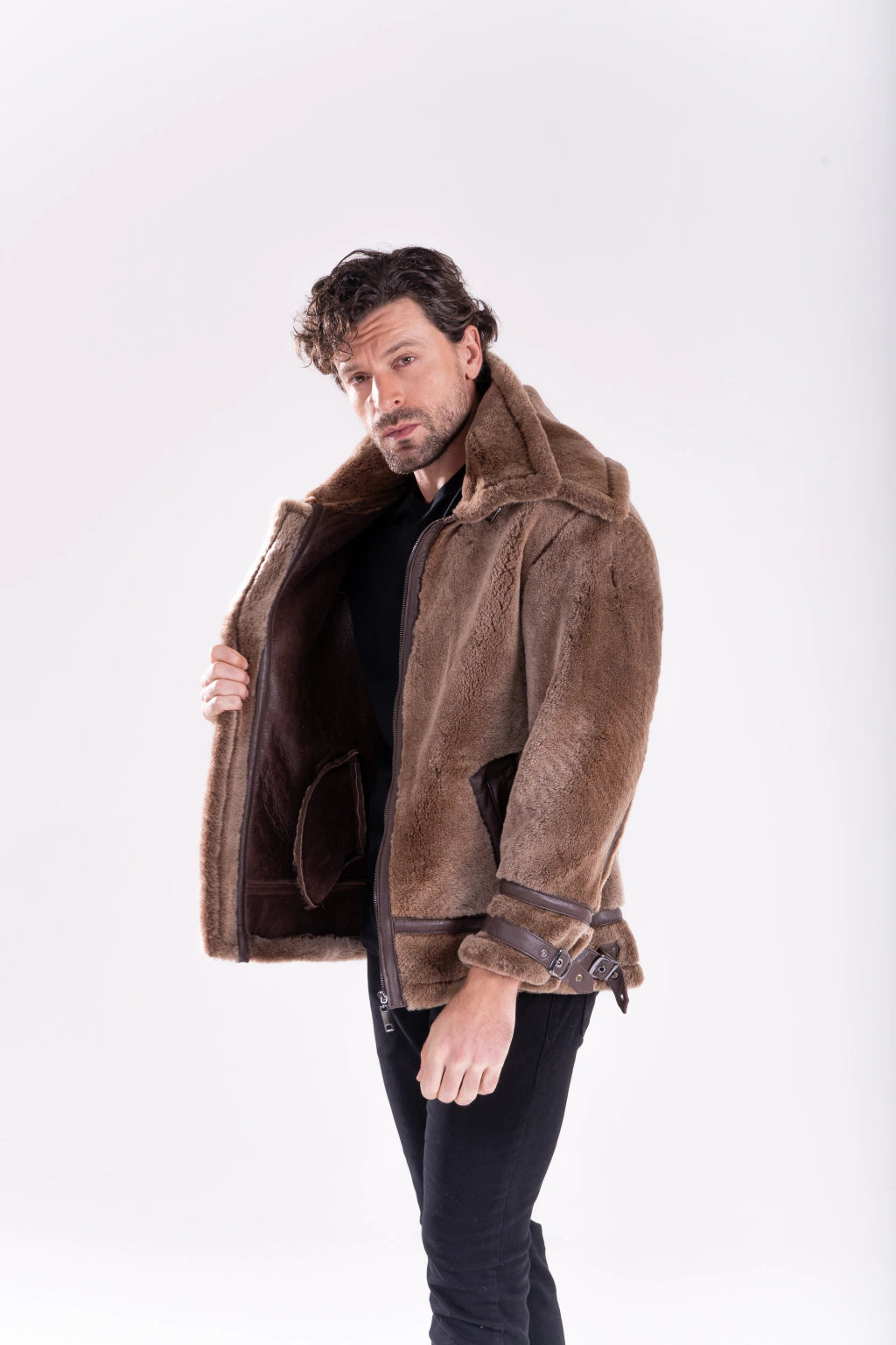 Gamulã térmica Aston em pele de ovelha Estocolmo