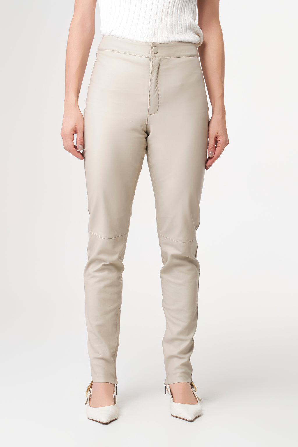 Calça Skinny Cós Alto