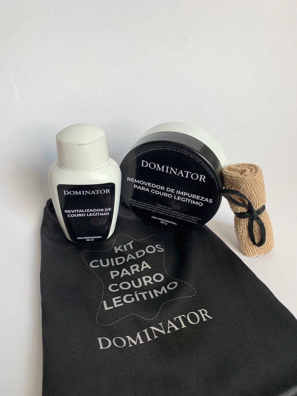 Kit de cuidados profissional com o couro legítimo