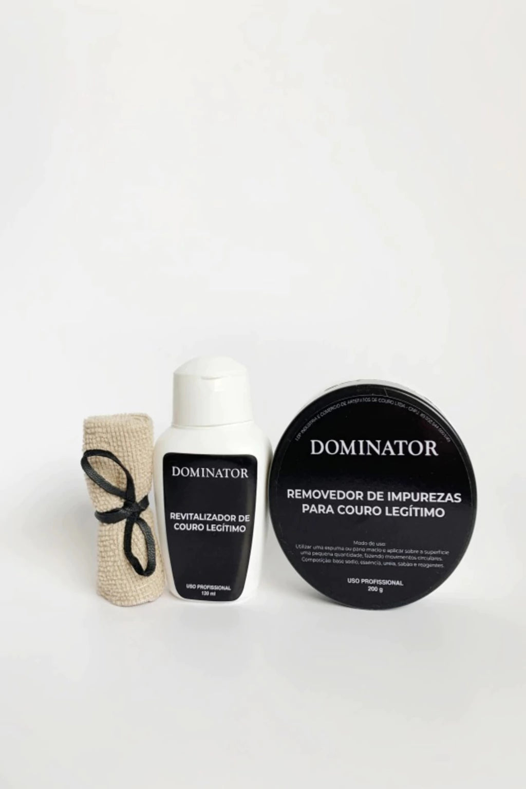 Kit de cuidados profissional com o couro legítimo