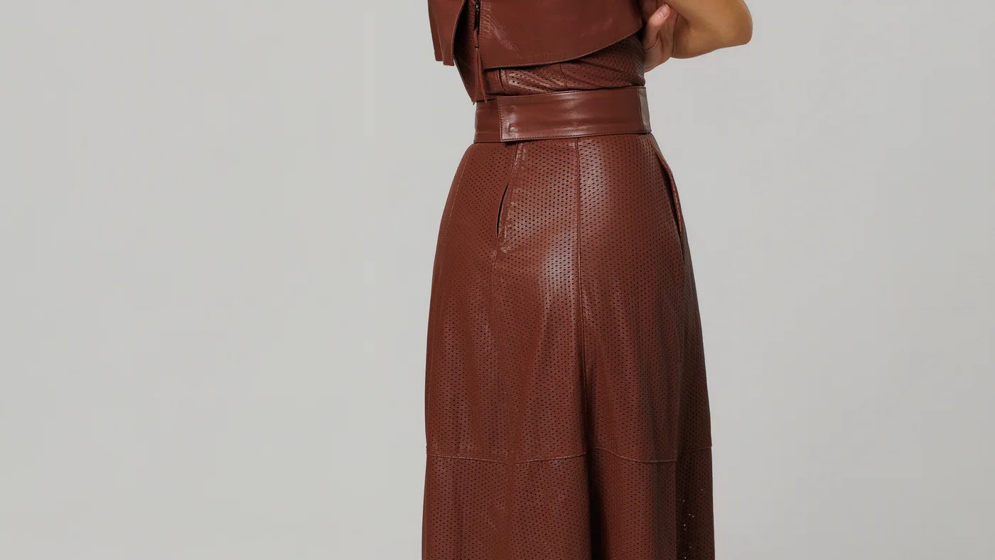 Vestido Midi com Laser Palermo, campanha Riviera Bardot